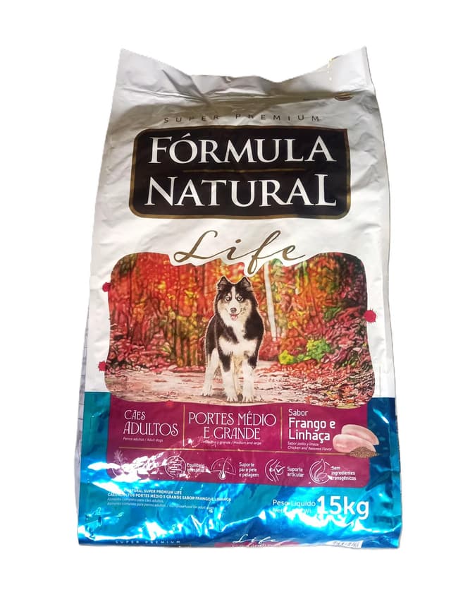 Fórmula Natural Life Adulto Raza Mediana y Grande 15K