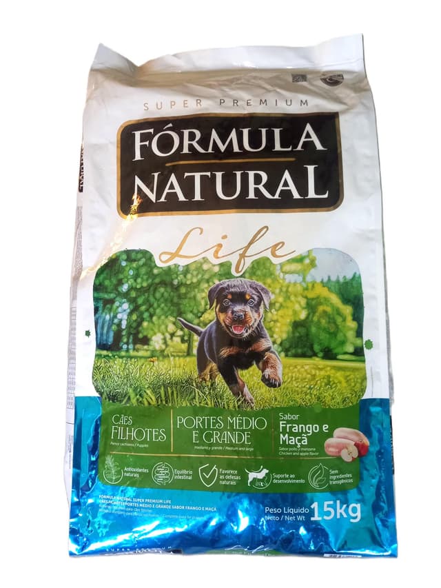 Fórmula Natural Life Cachorro Raza Mediana y Grande 15K