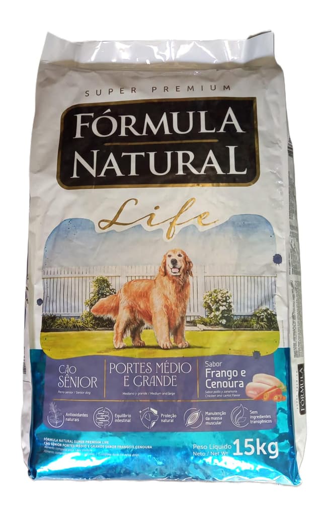 Fórmula Natural Life Senior Raza Mediana y Grande 15K